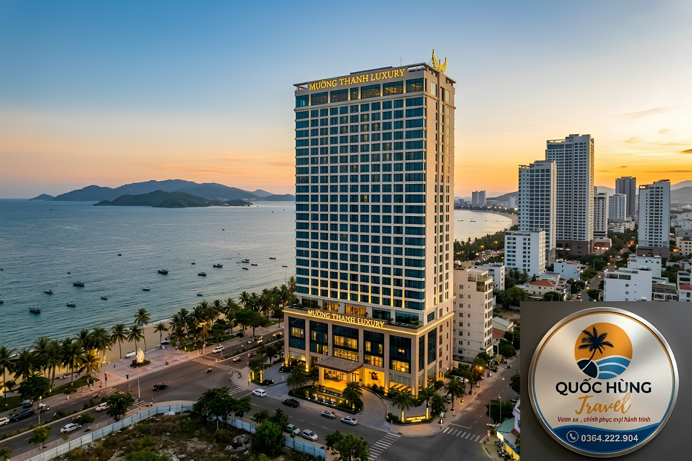 Khách Sạn Mường Thanh Luxury Nha Trang - Combo 3N2Đ Phòng View Biển Trần Phú